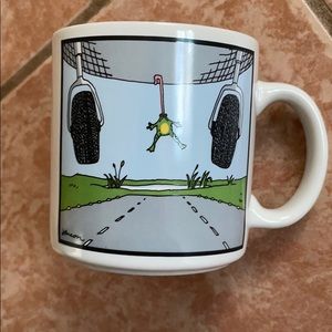 Vintage Far Side Frog Mug
